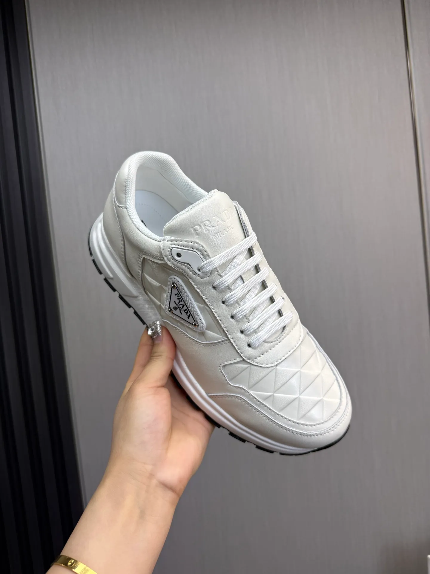 Men's shoes 520💰 [PRADA] Men's shoes are popular in the counter, official website is synchronized, high-quality shipments ✔️Original cowhide splicing + cowhide lining, 1🆚1 replica, original original sole, 38-45 (45 customized, non-refundable)